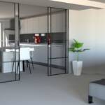 Sliding double doors